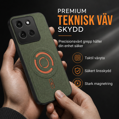 📢📢 50% RABATT🧲 Magnetisk vävd telefonfodral – Texurerat grepp och stötdämpande skydd för vardagsbruk