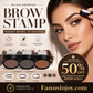 ✨Köp 1 Få 1 På Köpet🖌️50K+ Sålda!!!👋Eyebrow Stamp Pulverset med Applikatorborste, Ett Tryck Perfekta Ögonbryn, Vattentålig Långvarig 24H Ögonbrynsmakeup för Enkla Dagliga Salongsliknande Ögonbryn